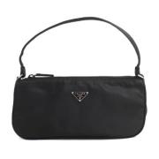 Pre-owned Canvas shoulder-bags Prada Vintage , Black , Dames