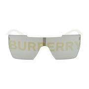 Stijlvolle zonnebril met model 0Be4291 Burberry , White , Heren