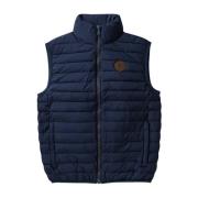 Navy Blauw Gewatteerd Mouwloos Vest MCS , Blue , Heren