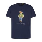 Korte Mouw T-Shirt Collectie Polo Ralph Lauren , Blue , Heren