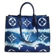 Pre-owned Fabric louis-vuitton-bags Louis Vuitton Vintage , Blue , Dam...