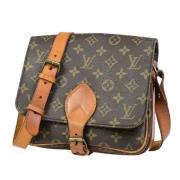 Pre-owned Canvas louis-vuitton-bags Louis Vuitton Vintage , Brown , Da...