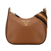 Pre-owned Canvas shoulder-bags Prada Vintage , Brown , Dames