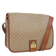 Pre-owned Canvas shoulder-bags Celine Vintage , Beige , Dames