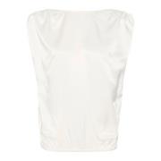 Elegante Wrap Top in Snow White My Essential Wardrobe , White , Dames