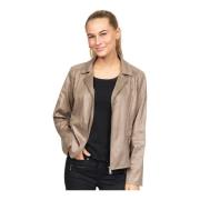 Stijlvolle Padova Blazer in Sand 2-Biz , Brown , Dames