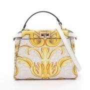 Pre-owned Leather handbags Fendi Vintage , White , Dames