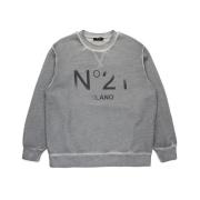 Casual Sweatshirt voor dagelijks gebruik N21 , Gray , Dames