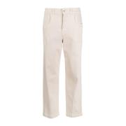 Beige Straight Denim Jeans Eleventy , Beige , Dames