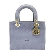 Pre-owned Canvas dior-bags Dior Vintage , Blue , Dames