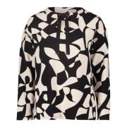 Sweatshirt met hoge kraag en stijlvolle details Betty Barclay , Black ...