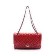 Pre-owned Leather chanel-bags Chanel Vintage , Red , Dames