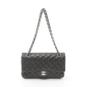 Pre-owned Leather crossbody-bags Chanel Vintage , Black , Dames