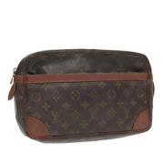 Pre-owned Canvas clutches Louis Vuitton Vintage , Brown , Dames