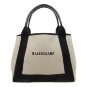 Pre-owned Canvas balenciaga-bags Balenciaga Vintage , Beige , Dames