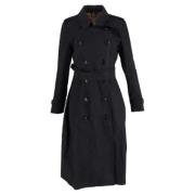 Pre-owned Cotton outerwear Burberry Vintage , Blue , Dames