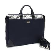 Pre-owned Canvas handbags Burberry Vintage , Black , Dames