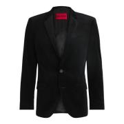 Stijlvolle Blazer voor Mannen Hugo Boss , Black , Heren