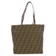 Pre-owned Canvas totes Fendi Vintage , Brown , Dames