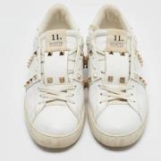 Pre-owned Leather sneakers Valentino Vintage , White , Heren