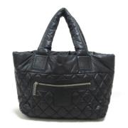 Pre-owned Canvas chanel-bags Chanel Vintage , Black , Dames