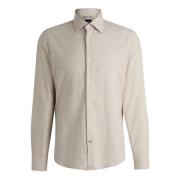 Herenoverhemd Hugo Boss , Beige , Heren