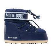 Nylon Logo Laarzen Moon Boot , Blue , Dames