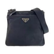 Pre-owned Canvas crossbody-bags Prada Vintage , Black , Dames