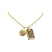 Pre-owned Metal chanel-jewelry Chanel Vintage , Yellow , Dames