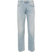 Slim-fit Jeans Eleventy , Blue , Heren