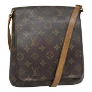 Pre-owned Canvas louis-vuitton-bags Louis Vuitton Vintage , Brown , Da...