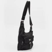 Pre-owned Nylon shoulder-bags Prada Vintage , Black , Heren