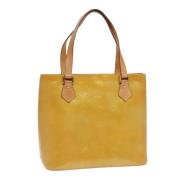 Pre-owned Leather handbags Louis Vuitton Vintage , Beige , Dames