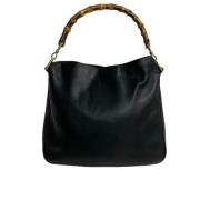 Pre-owned Leather gucci-bags Gucci Vintage , Black , Dames