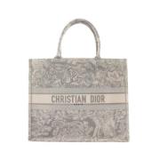 Pre-owned Canvas totes Dior Vintage , Gray , Dames