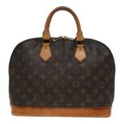 Pre-owned Canvas louis-vuitton-bags Louis Vuitton Vintage , Brown , Da...