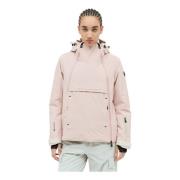 Gore-Tex Gewatteerde Ski Jas Moncler , Pink , Dames