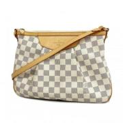 Pre-owned Fabric louis-vuitton-bags Louis Vuitton Vintage , White , Da...