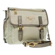 Pre-owned Nylon prada-bags Prada Vintage , Beige , Dames