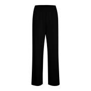 Zwart Diep Sweatpants Losse Pasvorm Kaffe , Black , Dames