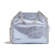 Gelamineerde Shaggy Deer Schoudertas Stella McCartney , Blue , Dames