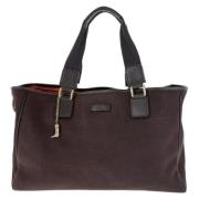 Pre-owned Canvas totes Gucci Vintage , Brown , Dames