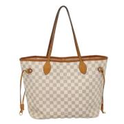 Pre-owned Canvas louis-vuitton-bags Louis Vuitton Vintage , White , Da...