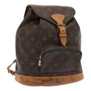 Pre-owned Canvas backpacks Louis Vuitton Vintage , Brown , Dames