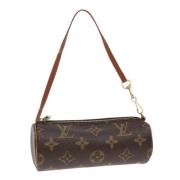 Pre-owned Canvas pouches Louis Vuitton Vintage , Brown , Dames