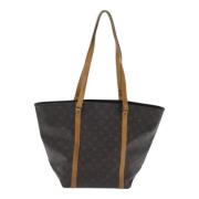 Pre-owned Canvas totes Louis Vuitton Vintage , Brown , Dames