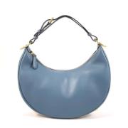 Pre-owned Leather handbags Fendi Vintage , Blue , Dames