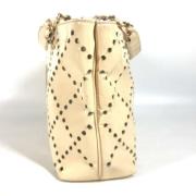 Pre-owned Fabric chanel-bags Chanel Vintage , Beige , Dames