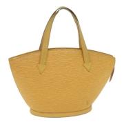 Pre-owned Leather handbags Louis Vuitton Vintage , Yellow , Dames