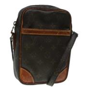 Pre-owned Canvas louis-vuitton-bags Louis Vuitton Vintage , Brown , Da...